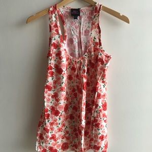 2b bebe floral tank